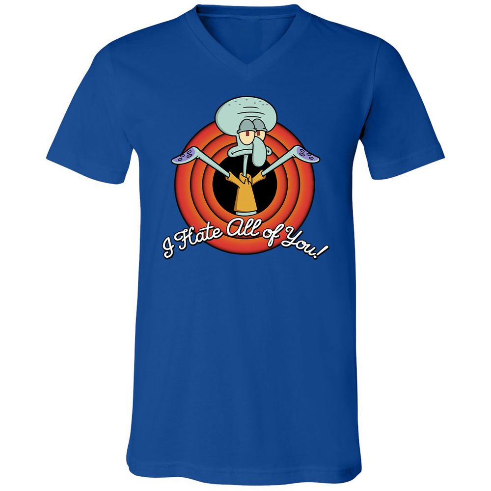 Unisex V-Neck T-Shirt - BR1SMUNR - True Royal - 4