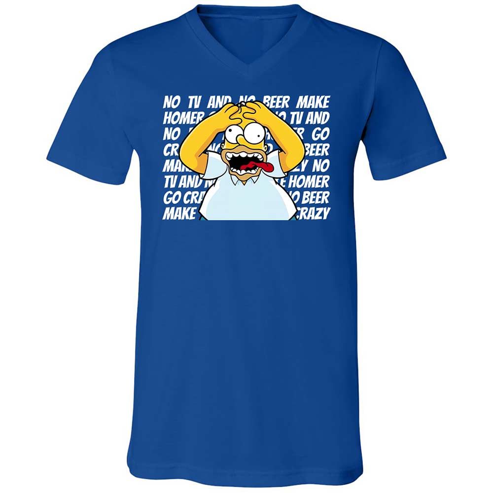 No TV and No Beer Make Homer Go Crazy - True Royal - 4
