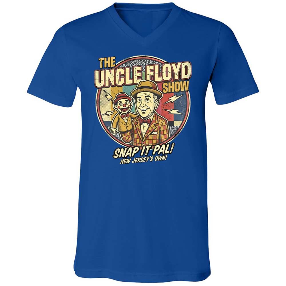 Unisex V-Neck T-Shirt - KGSH9SMS - True Royal - 4