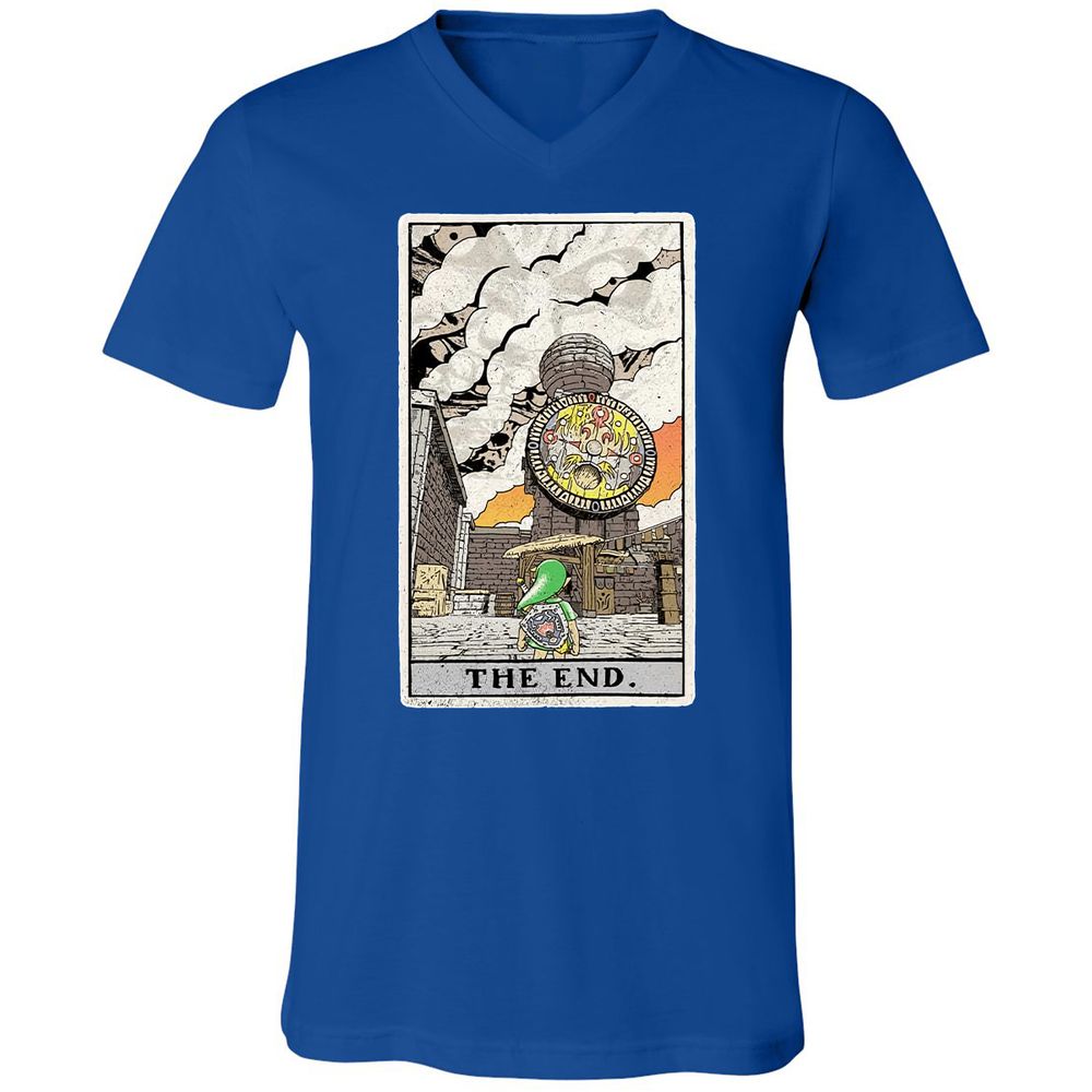 Unisex V-Neck T-Shirt - VERU62MJ - True Royal - 4