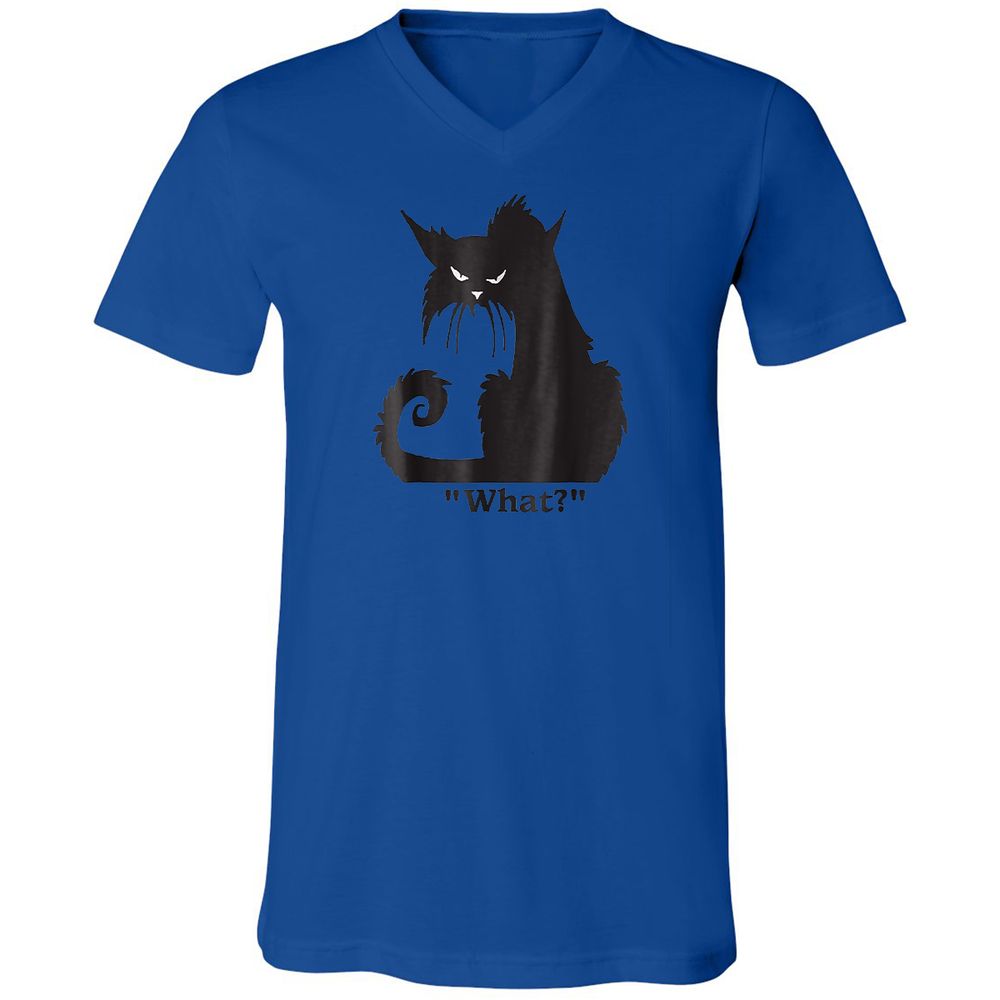 Unisex V-Neck T-Shirt - KK4B7PCS - True Royal - 4