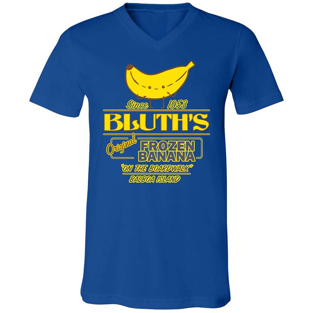 Unisex V-Neck T-Shirt - CVJP61S8 - True Royal - 4