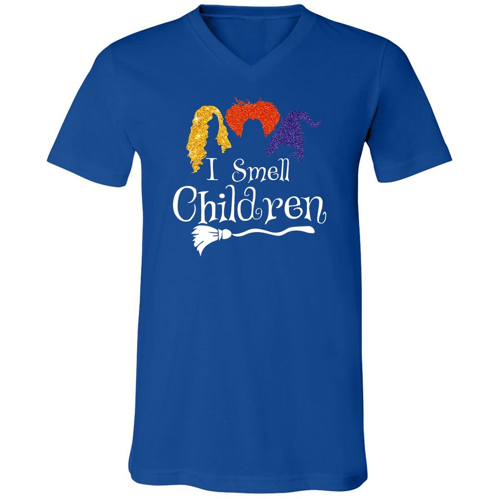 Unisex V-Neck T-Shirt - MFDF78UX - True Royal - 4