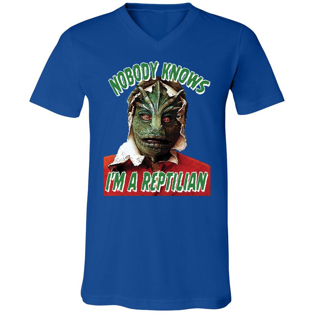 Unisex V-Neck T-Shirt - 3BEGK8AX - True Royal - 4