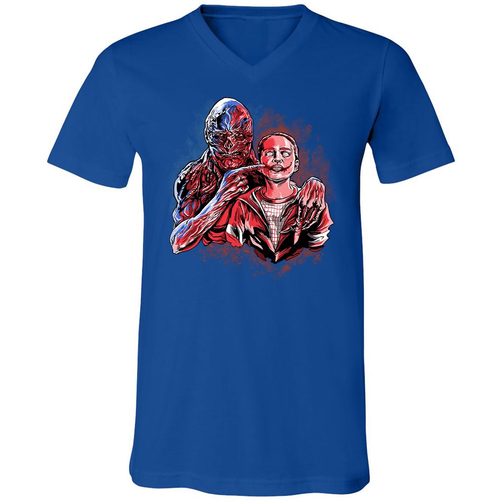 Unisex V-Neck T-Shirt - 7GS65VNT - True Royal - 4