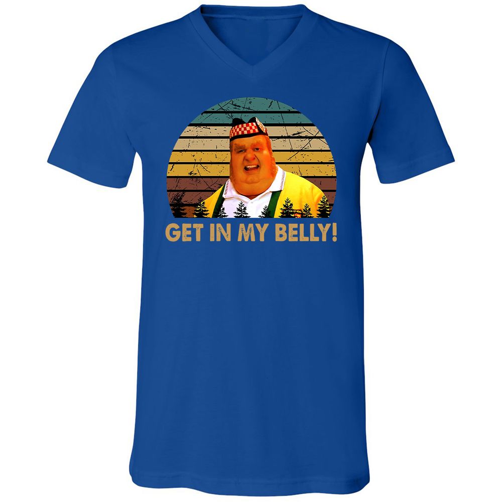 Unisex V-Neck T-Shirt - G2CSV9EY - True Royal - 4