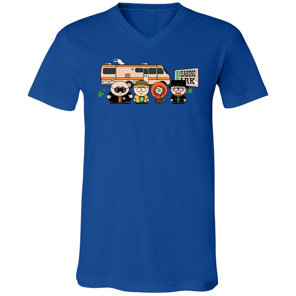 Unisex V-Neck T-Shirt - 83LKWJSC - True Royal - 4