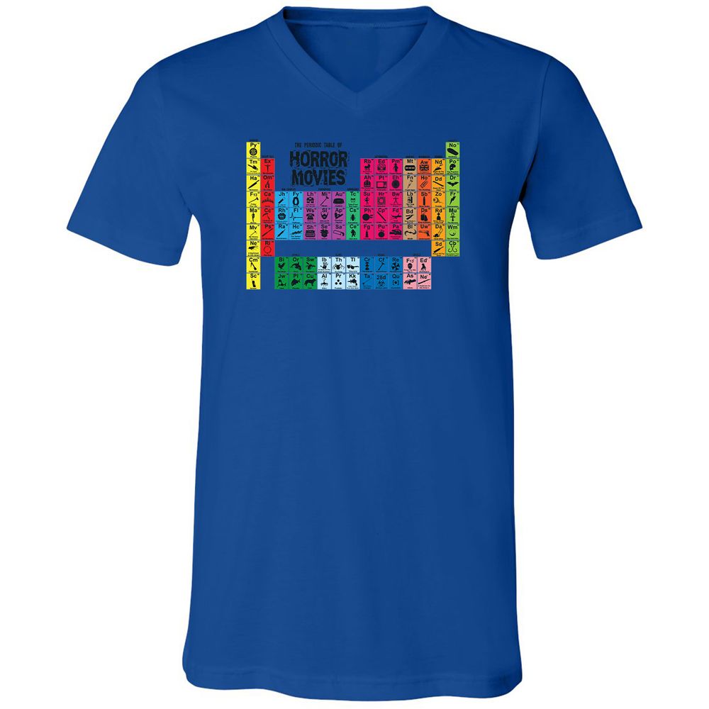 Unisex V-Neck T-Shirt - UJE7AVGP - True Royal - 4