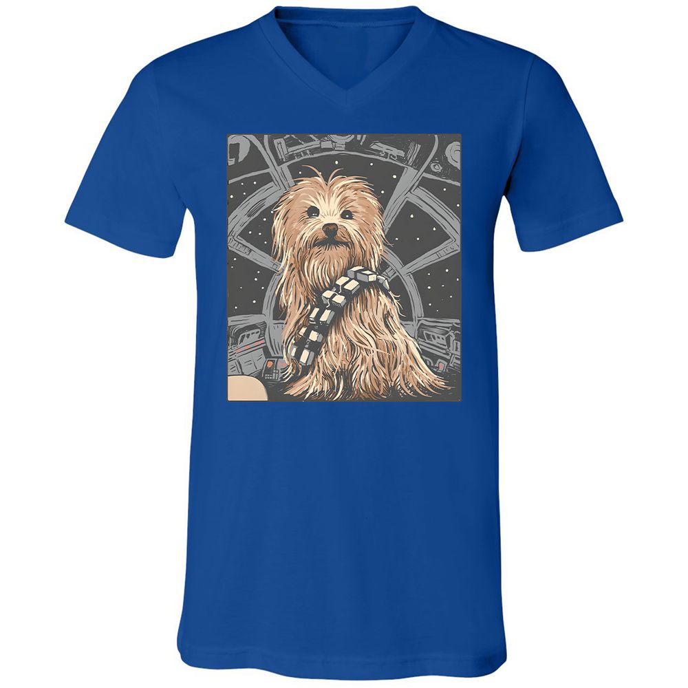 Unisex V-Neck T-Shirt - 5B4SERCY - True Royal - 4