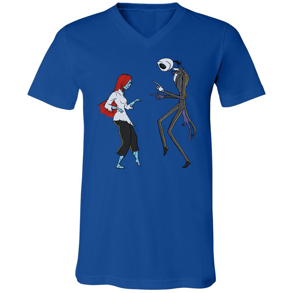 Unisex V-Neck T-Shirt - 84QCUNVN - True Royal - 4