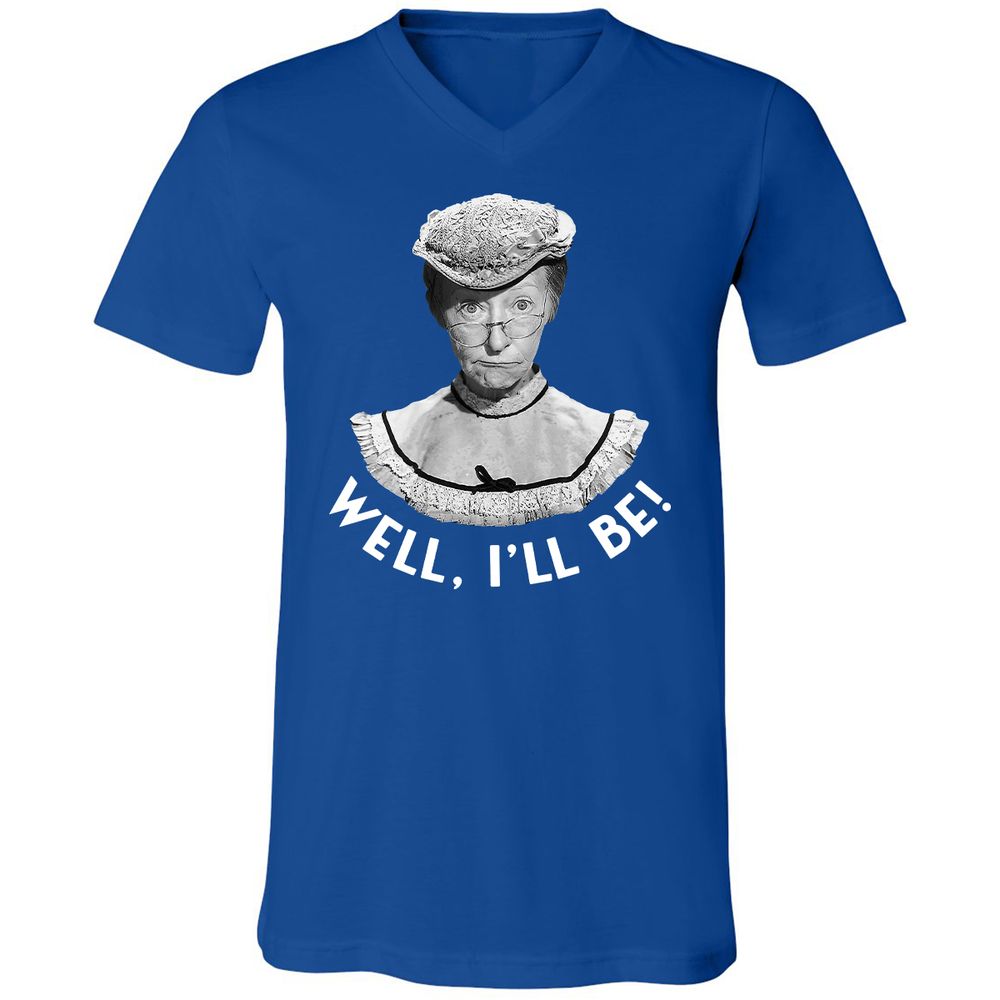 Unisex V-Neck T-Shirt - KS76C2NG - True Royal - 4