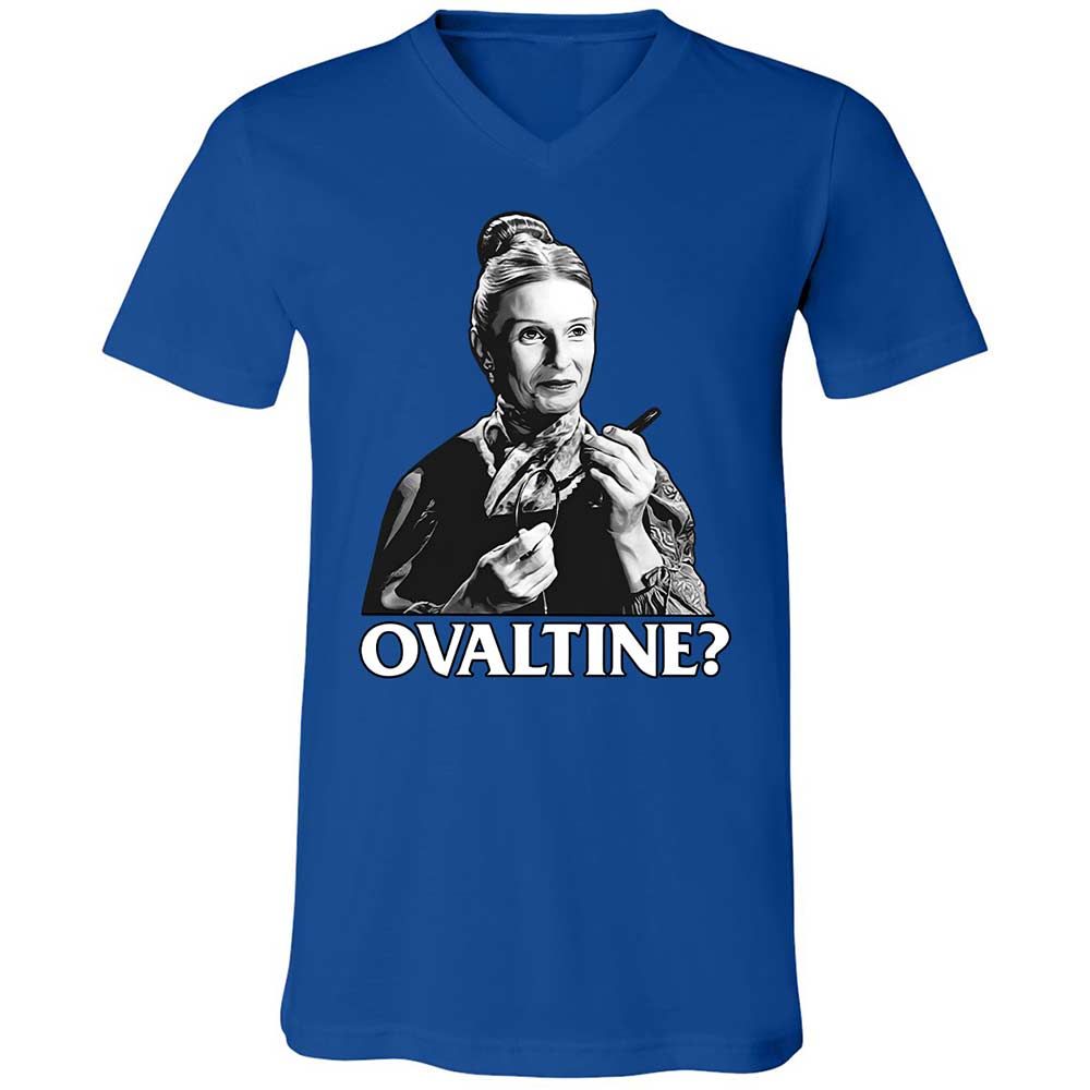 Unisex V-Neck T-Shirt - TSAKD8X9 - True Royal - 4