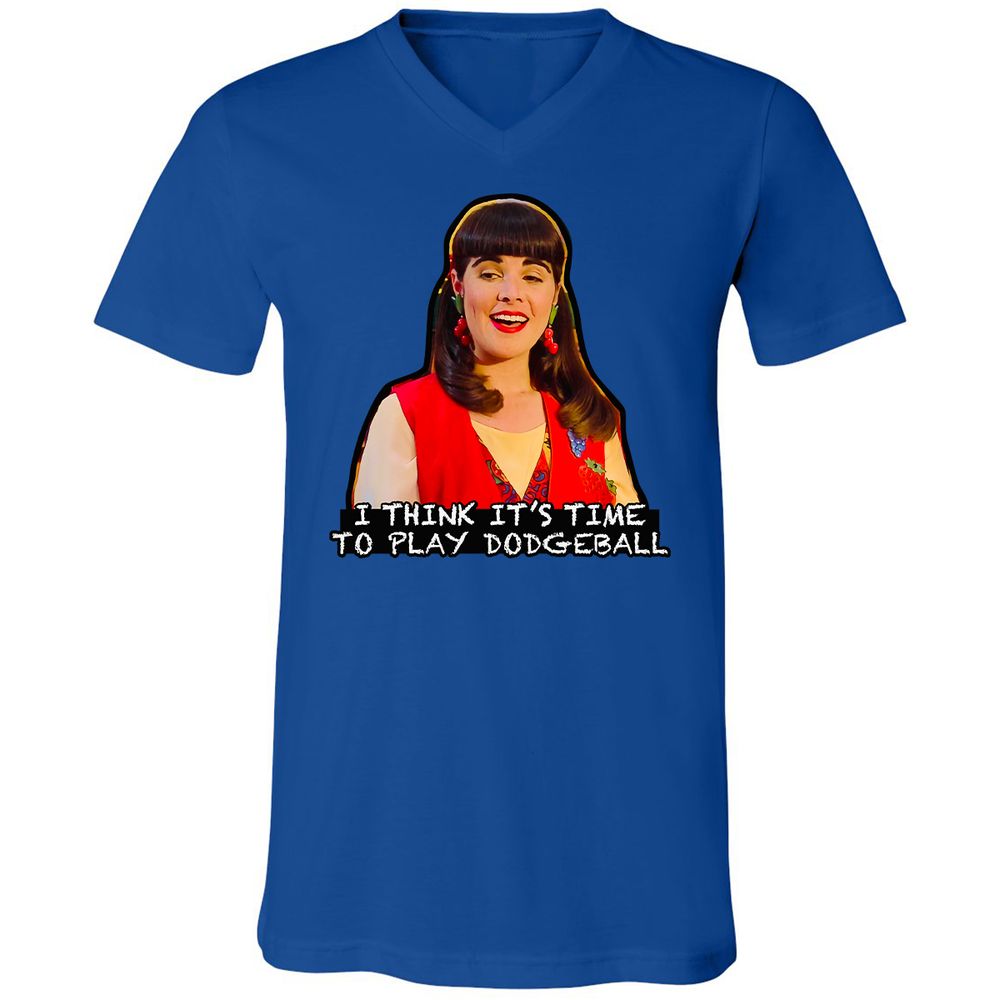 Unisex V-Neck T-Shirt - CNMR5UGP - True Royal - 4