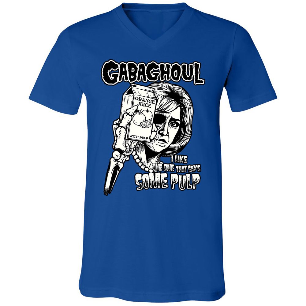 Unisex V-Neck T-Shirt - YJXC7BXC - True Royal - 4