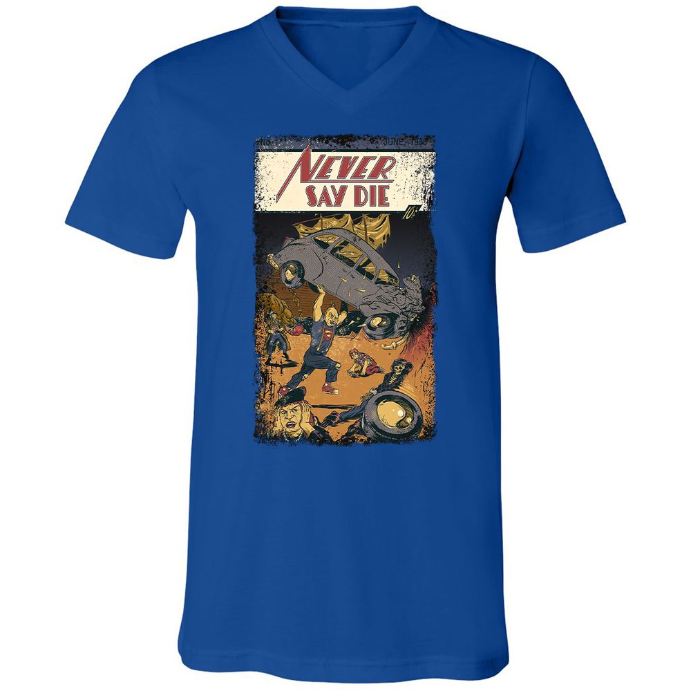 Unisex V-Neck T-Shirt - 2JSP4CGS - True Royal - 4