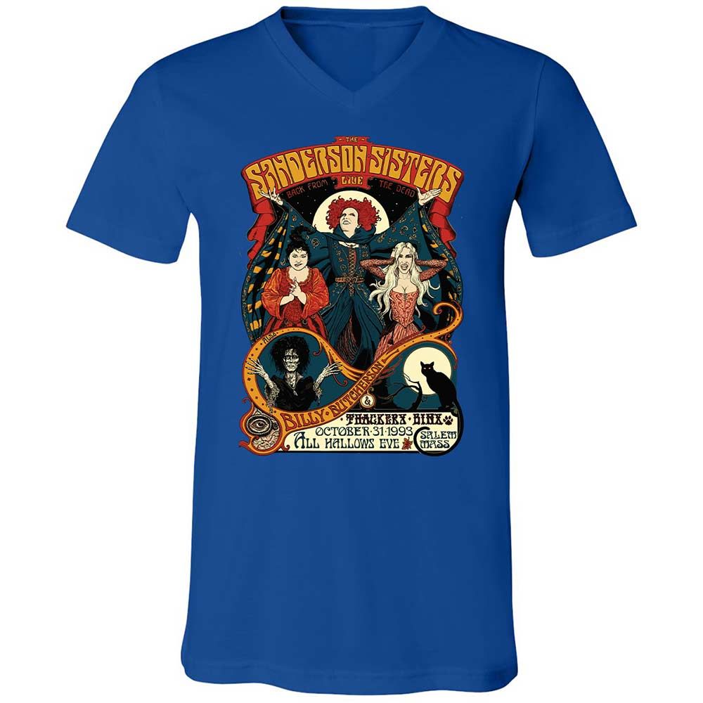 Unisex V-Neck T-Shirt - PWE938TY - True Royal - 4