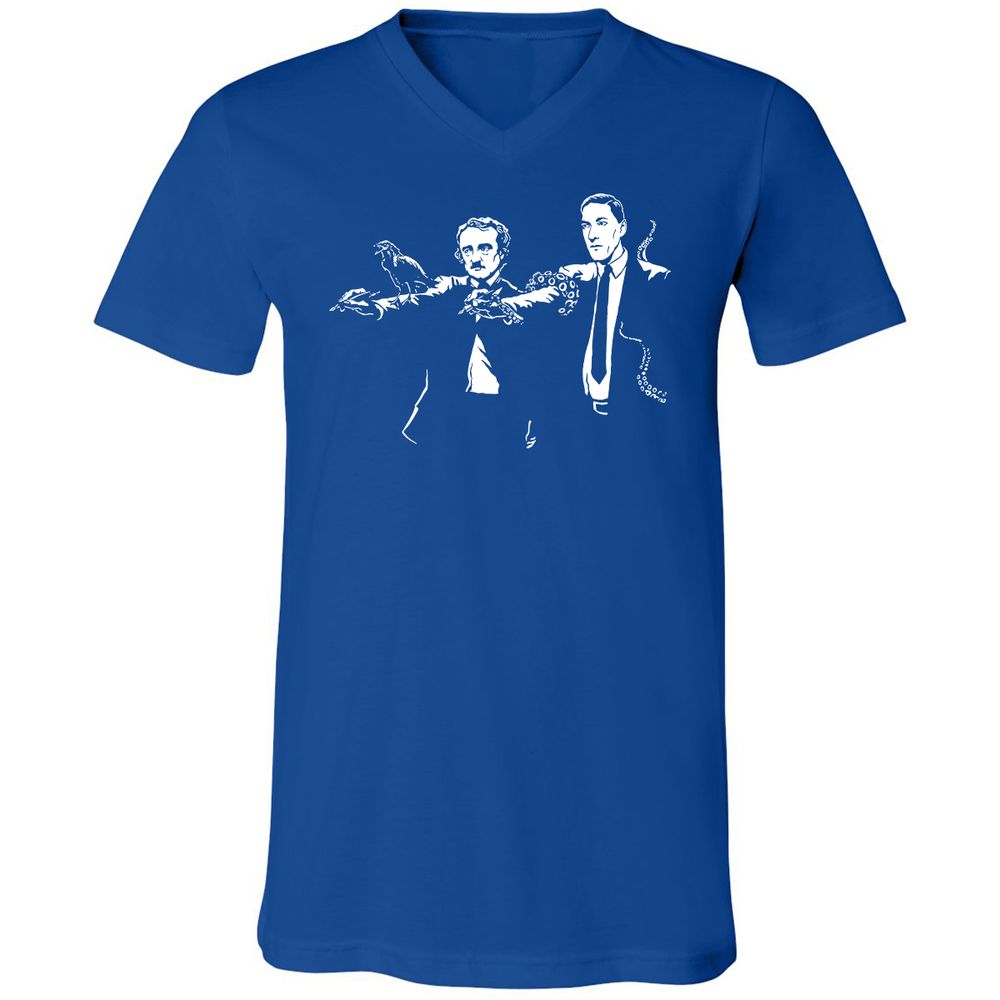 Unisex V-Neck T-Shirt - FSHCEVVY - True Royal - 4