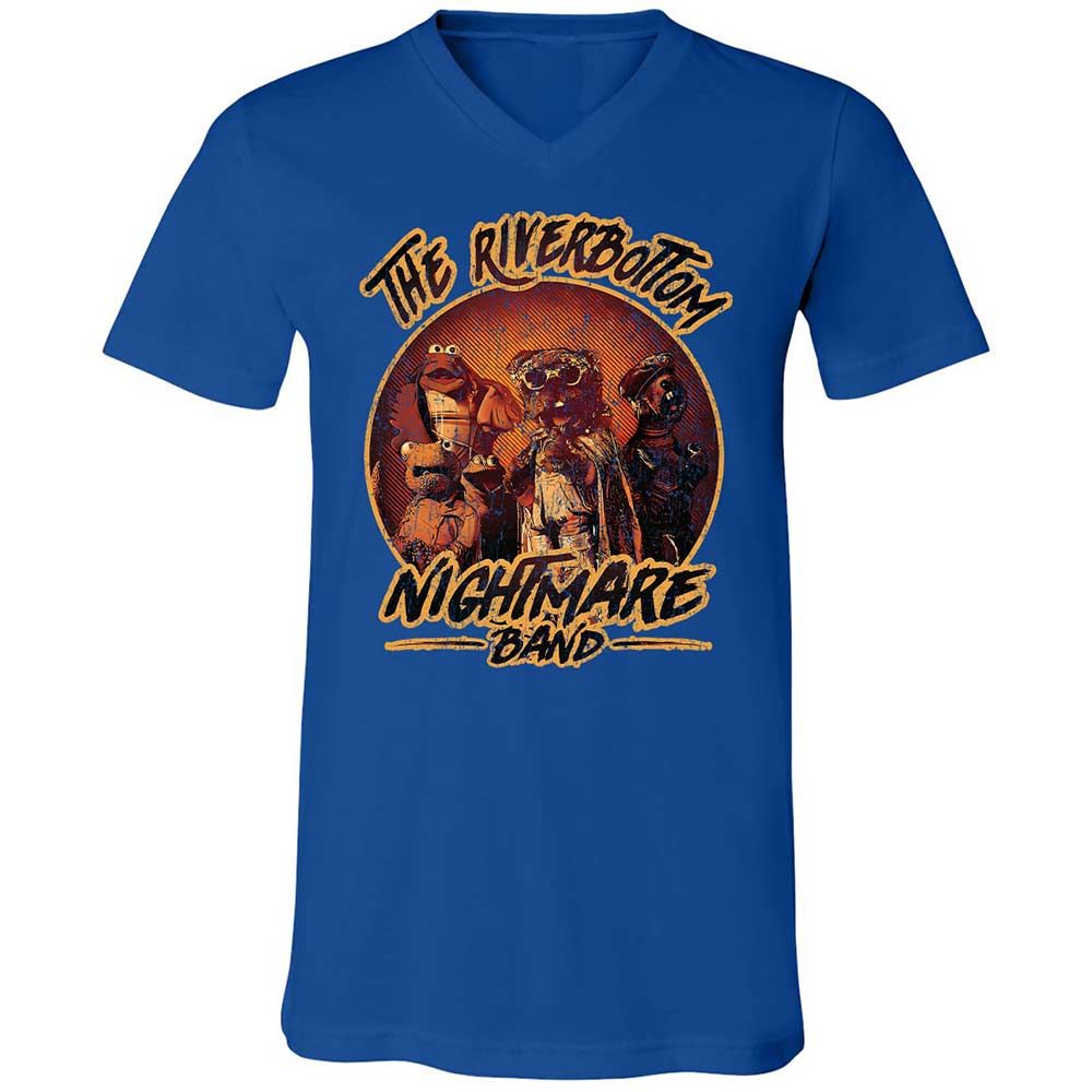 Unisex V-Neck T-Shirt - N1A7DWSR - True Royal - 4
