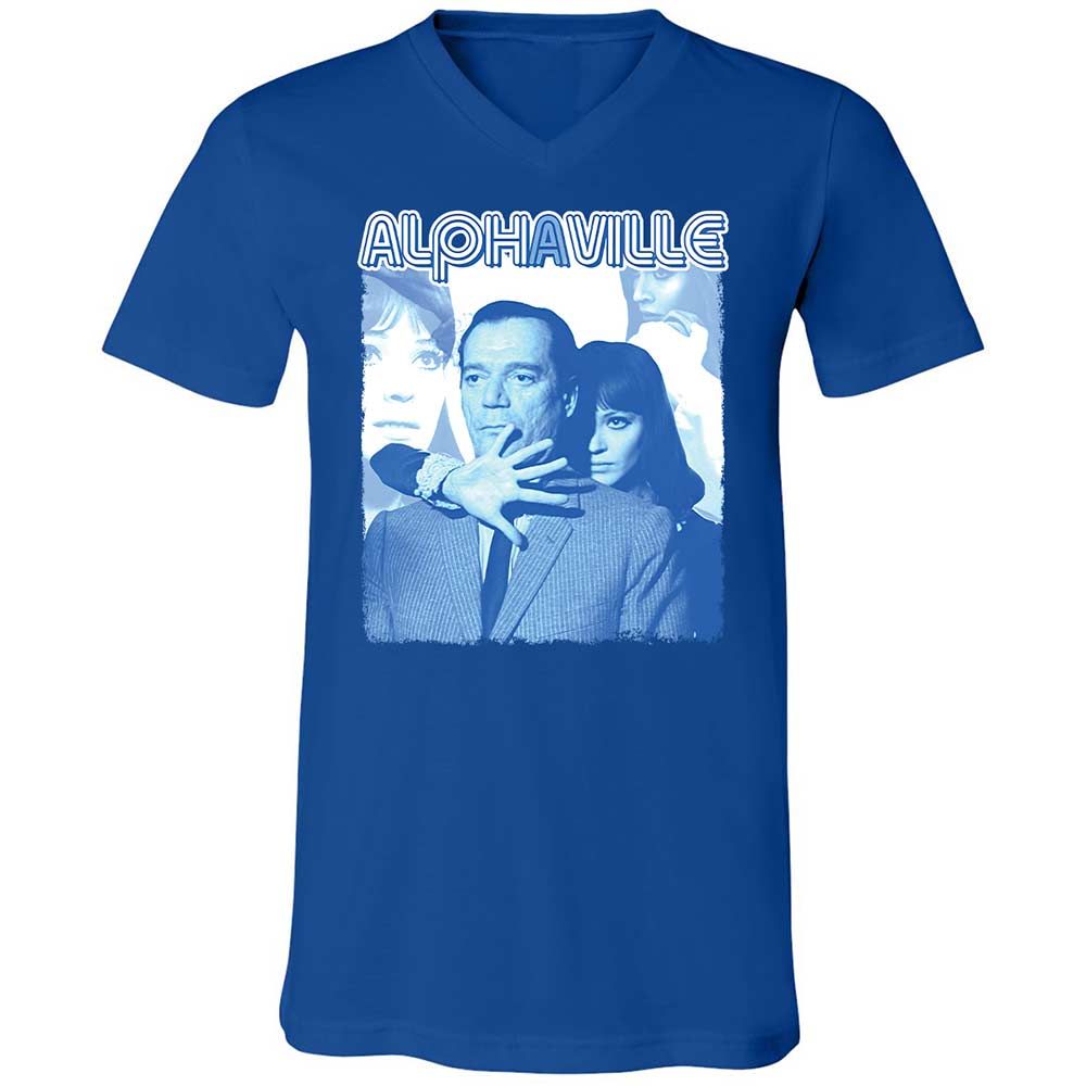 Unisex V-Neck T-Shirt - 5NZVBMGF - True Royal - 4