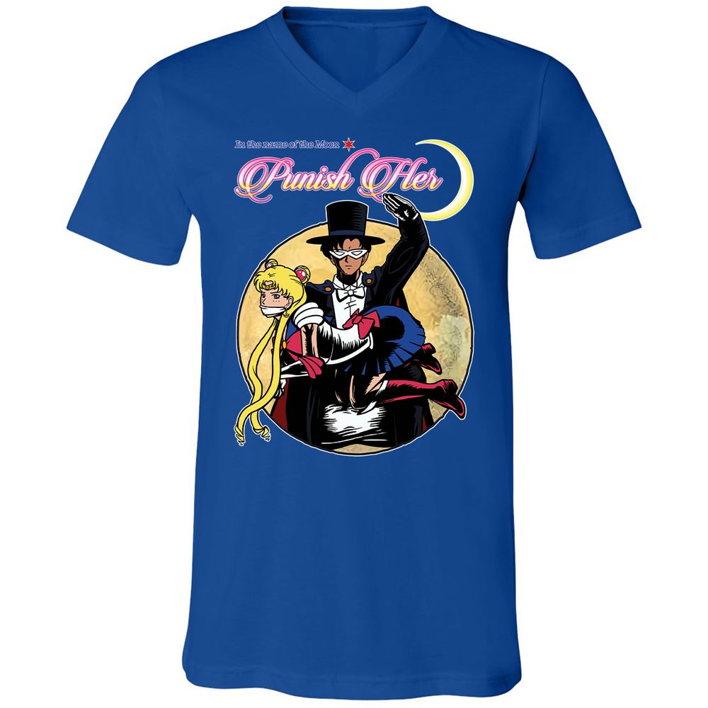 Unisex V-Neck T-Shirt - 2D39VFVZ - True Royal - 4