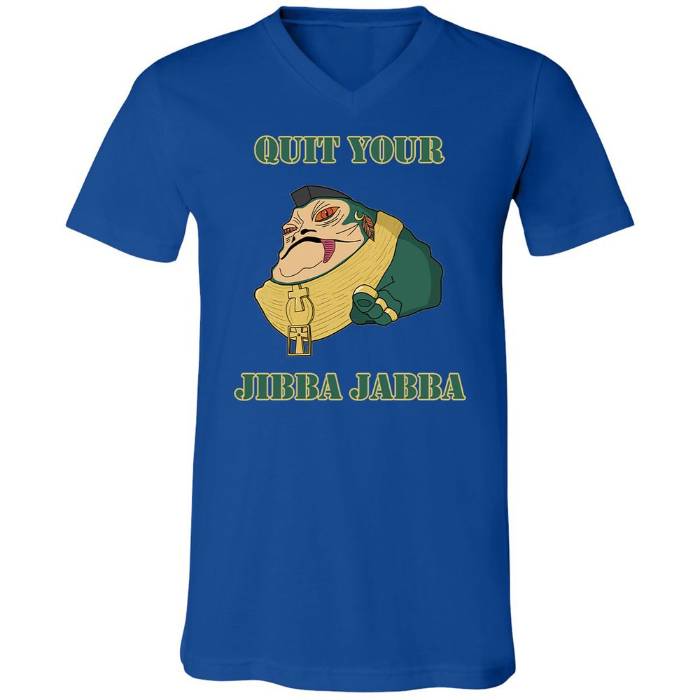 Unisex V-Neck T-Shirt - VLTF39YF - True Royal - 4