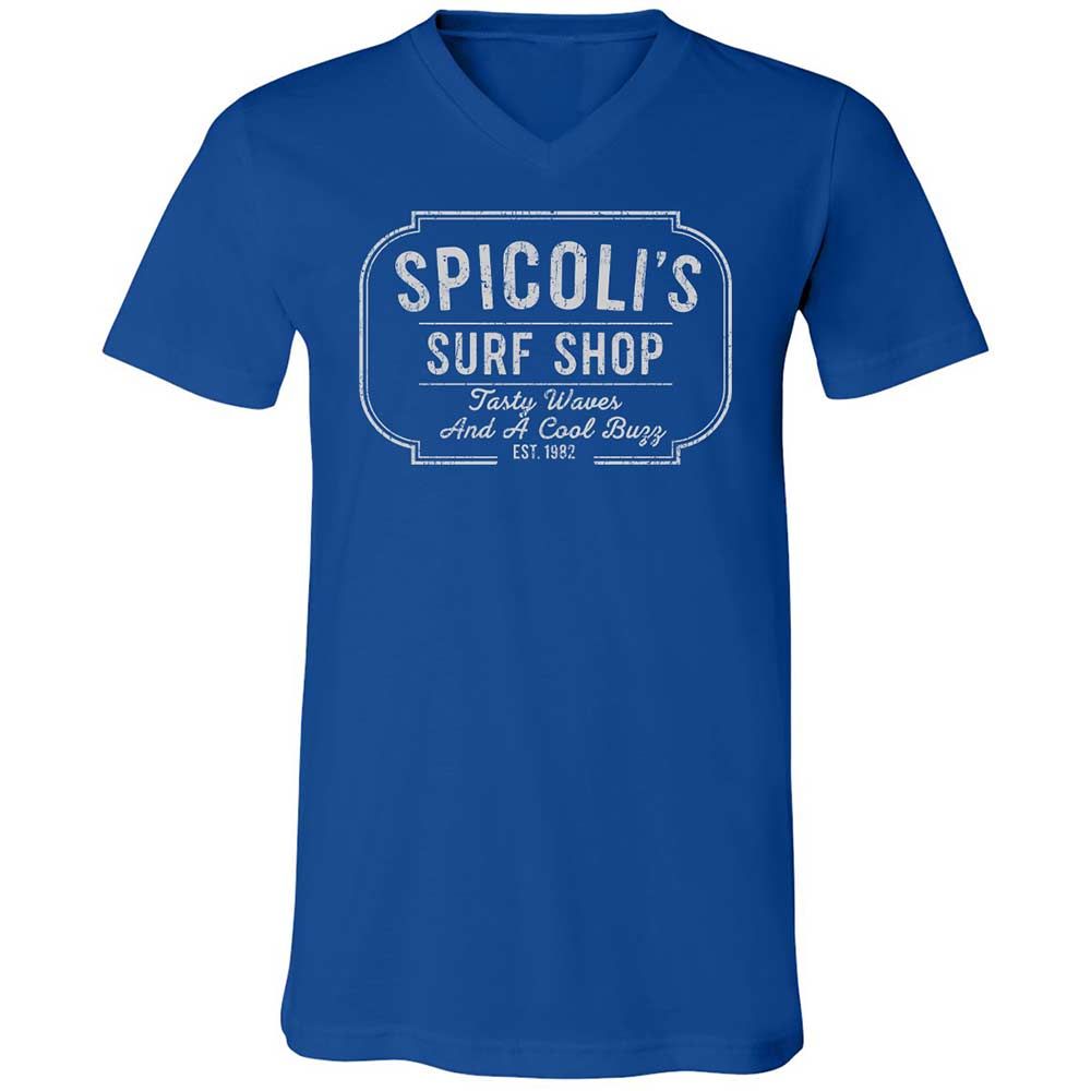 Unisex V-Neck T-Shirt - MDQA8RS1 - True Royal - 4