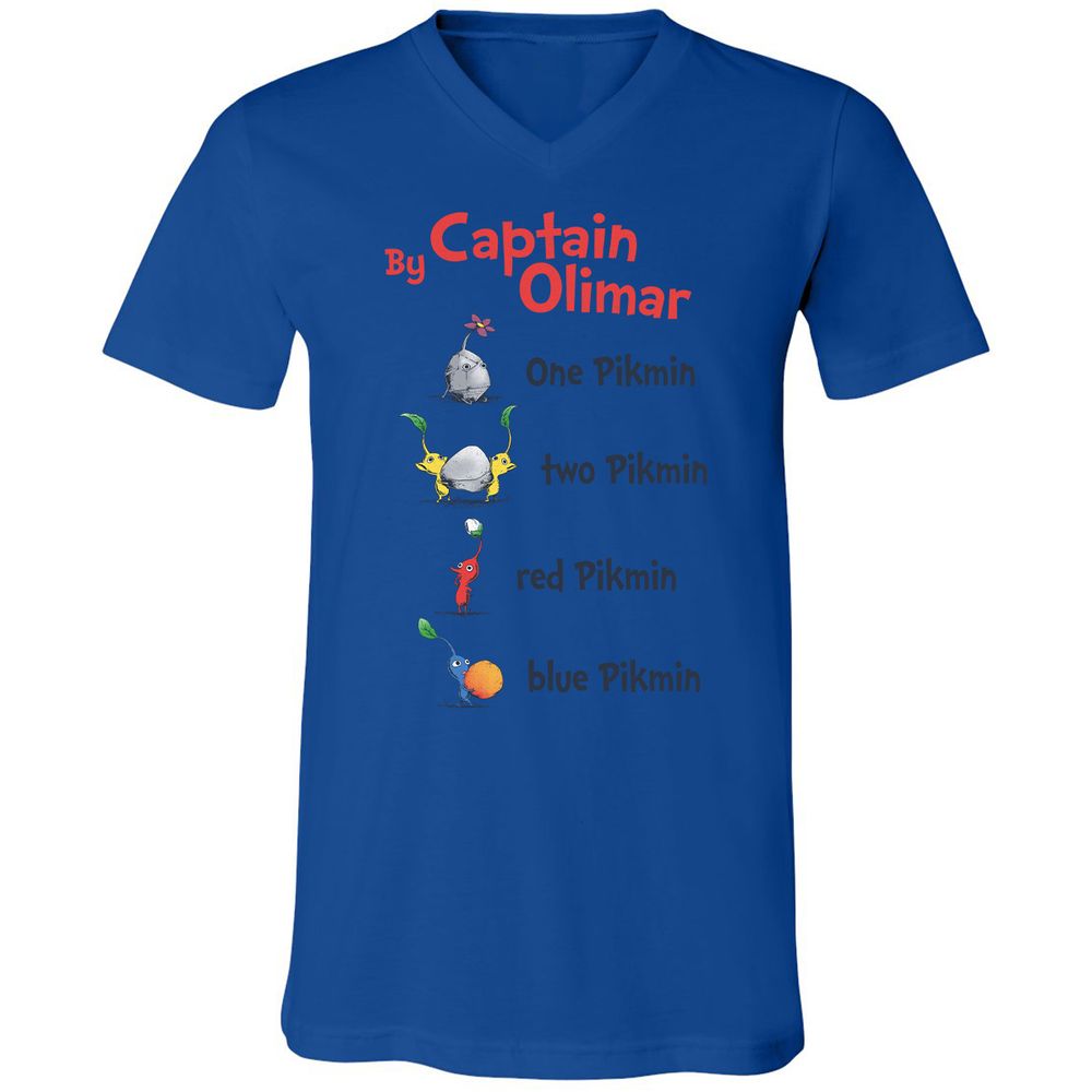 Unisex V-Neck T-Shirt - KH8FSEPL - True Royal - 4