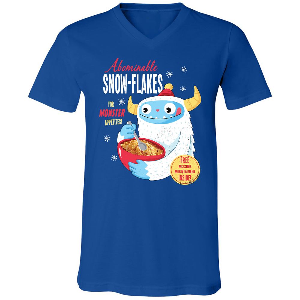 Unisex V-Neck T-Shirt - 8PPRHABS - True Royal - 4