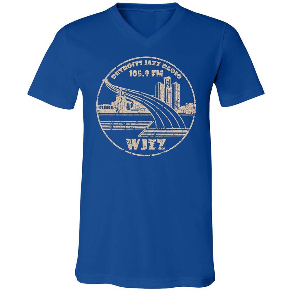Unisex V-Neck T-Shirt - 7NWAS2FT - True Royal - 4