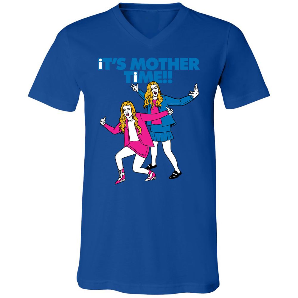 Unisex V-Neck T-Shirt - C9XBNTSV - True Royal - 4