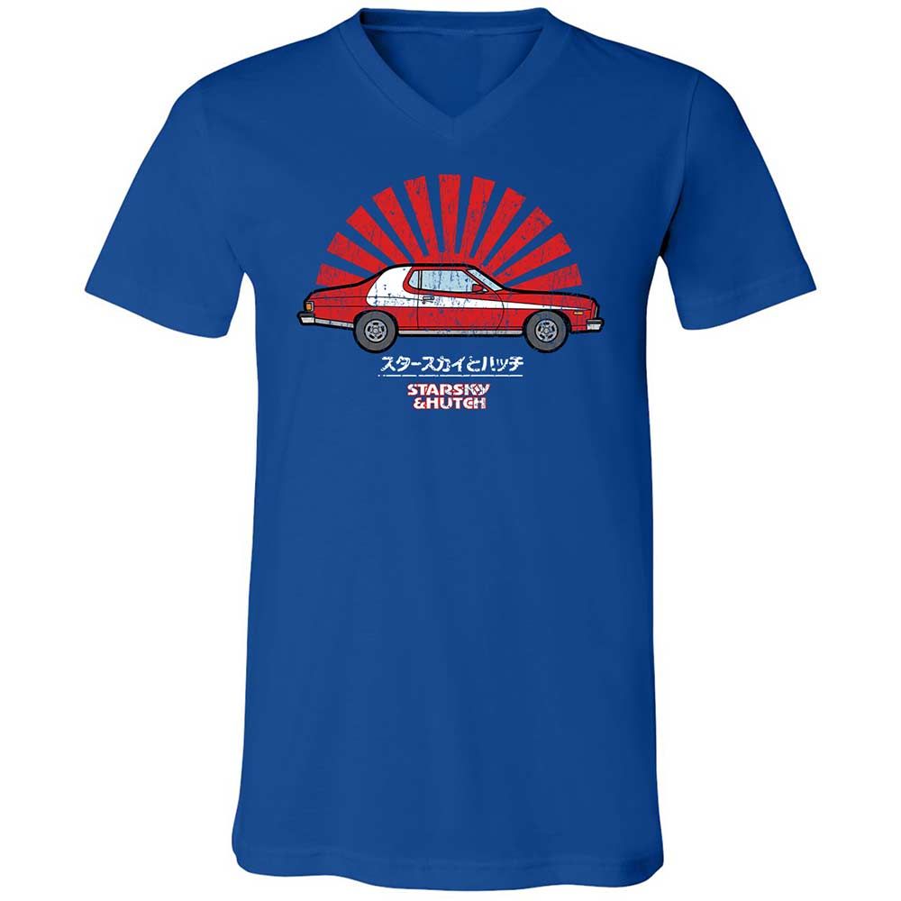 Unisex V-Neck T-Shirt - FJJEH39A - True Royal - 4