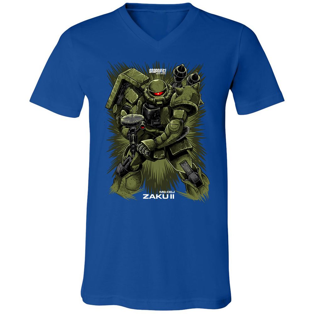 Unisex V-Neck T-Shirt - X85NZQ89 - True Royal - 4