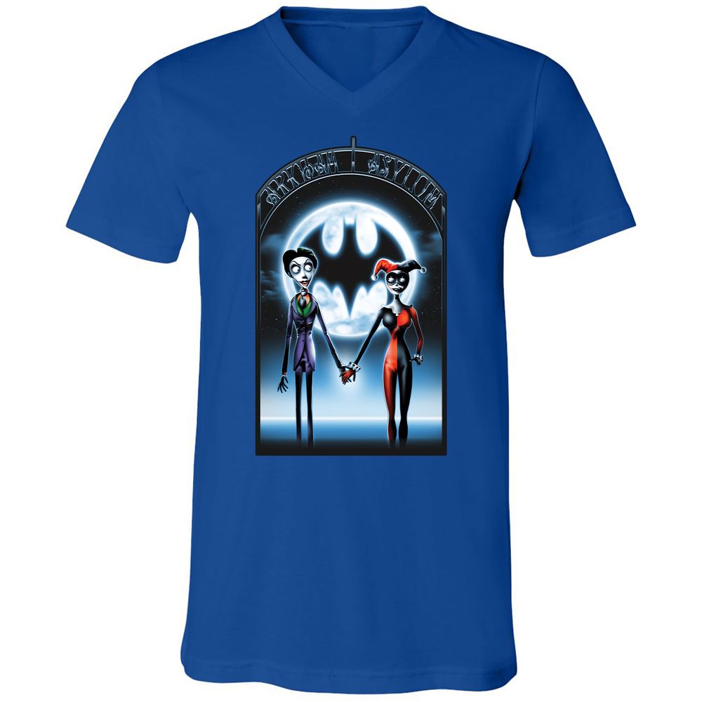Unisex V-Neck T-Shirt - 769HD58M - True Royal - 4