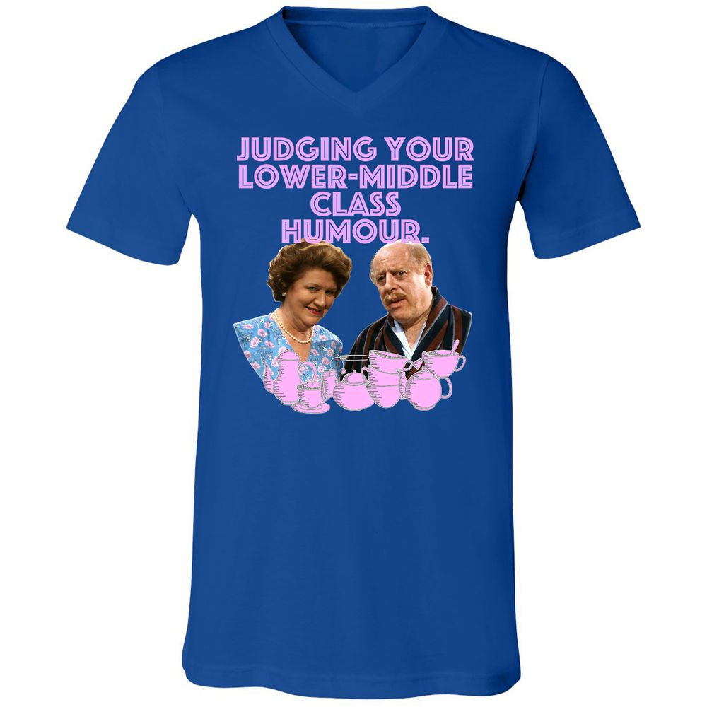 Unisex V-Neck T-Shirt - LM1X6P4C - True Royal - 4