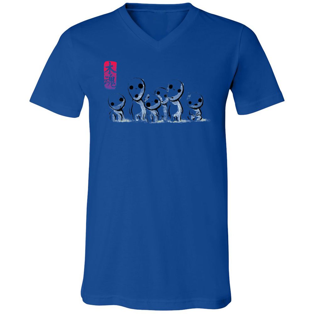 Unisex V-Neck T-Shirt - 7Y8Z5APS - True Royal - 4