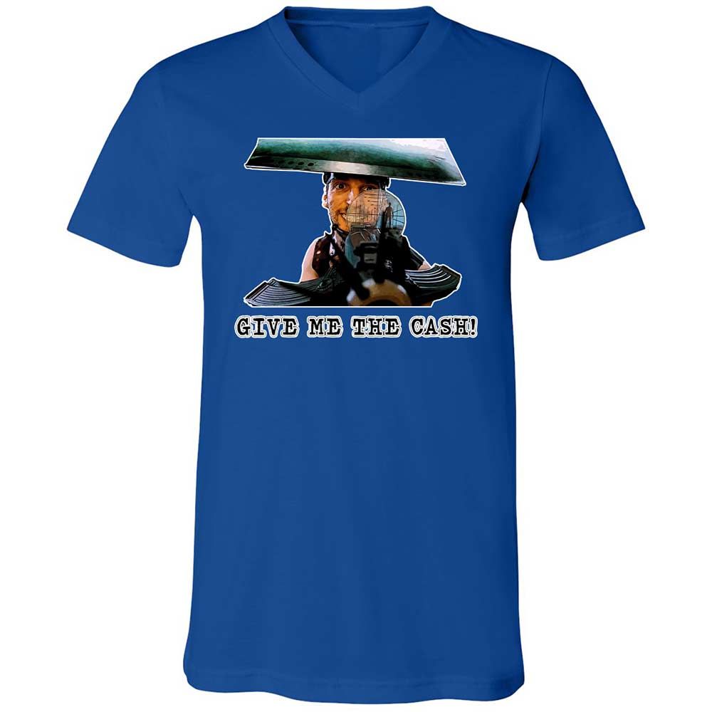 Unisex V-Neck T-Shirt - CF7NGZ5Y - True Royal - 4