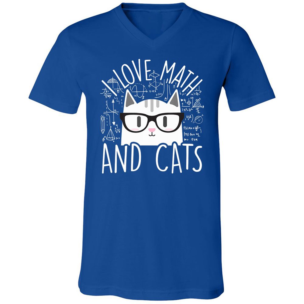 Unisex V-Neck T-Shirt - U1RZVATY - True Royal - 4