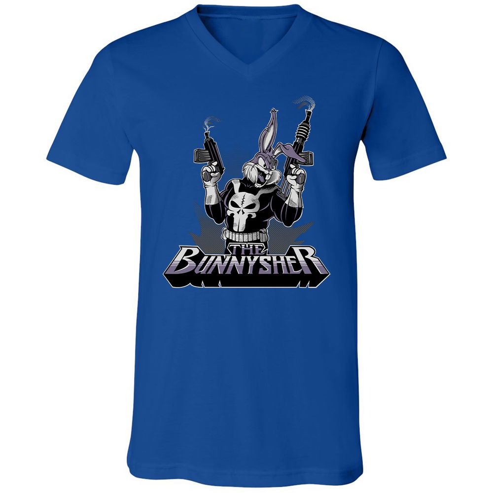 Unisex V-Neck T-Shirt - 941F5U3S - True Royal - 4