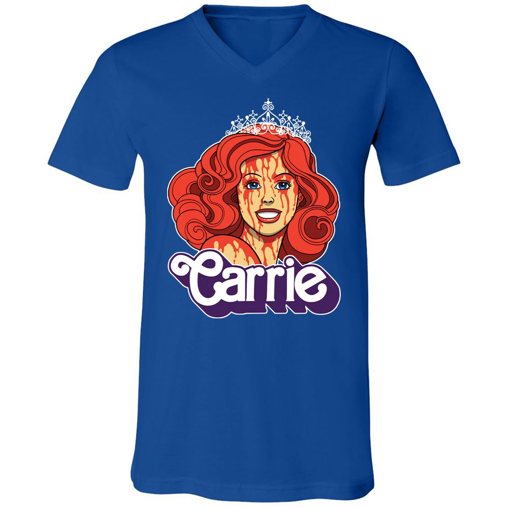 Unisex V-Neck T-Shirt - L96CBNHK - True Royal - 4