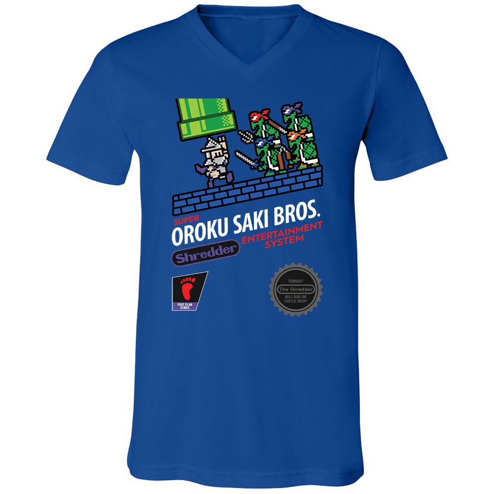 Unisex V-Neck T-Shirt - GQ11JWZG - True Royal - 4