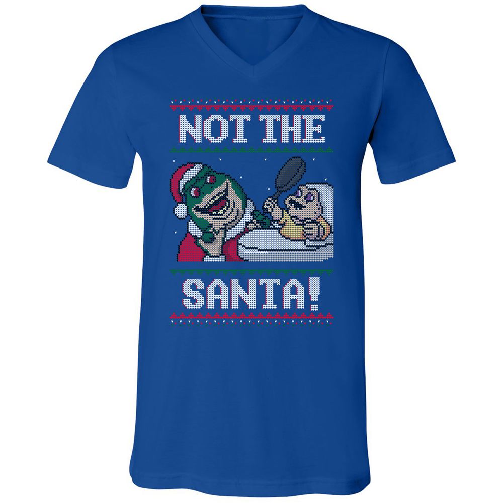 Unisex V-Neck T-Shirt - KKSFPPN3 - True Royal - 4
