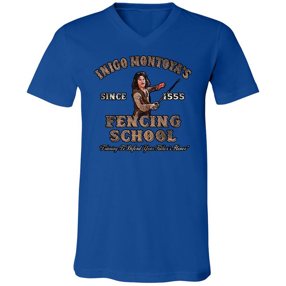 Unisex V-Neck T-Shirt - QYSCE93S - True Royal - 4