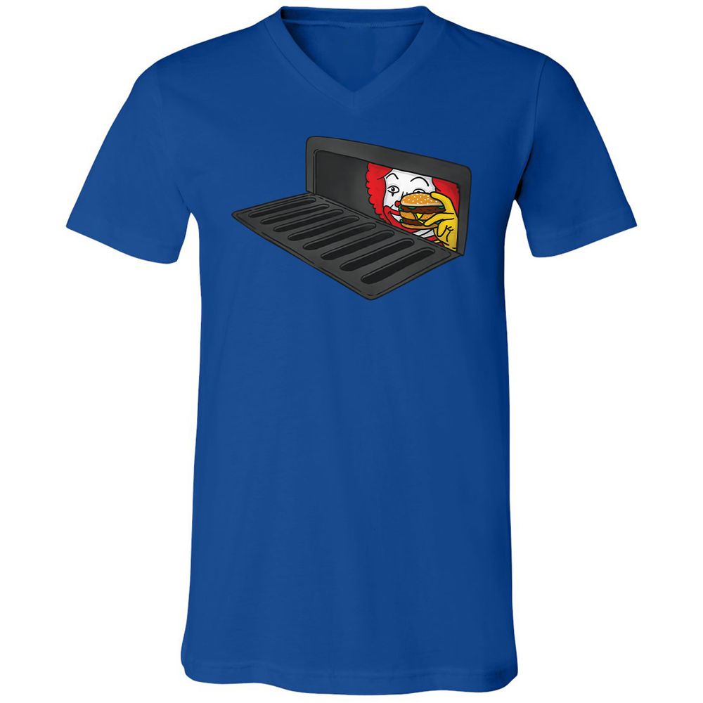Unisex V-Neck T-Shirt - A3PUSTXR - True Royal - 4