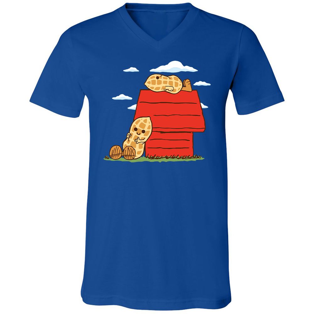 Unisex V-Neck T-Shirt - F8UHPUED - True Royal - 4