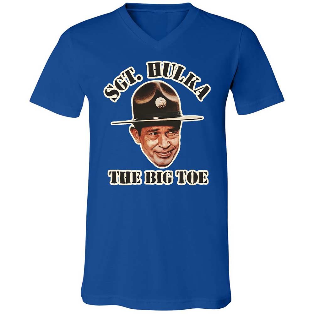 Unisex V-Neck T-Shirt - B6DQ6KN5 - True Royal - 4