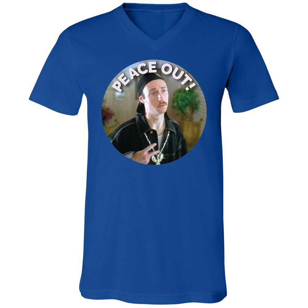 Unisex V-Neck T-Shirt - UNNGUHVA - True Royal - 4