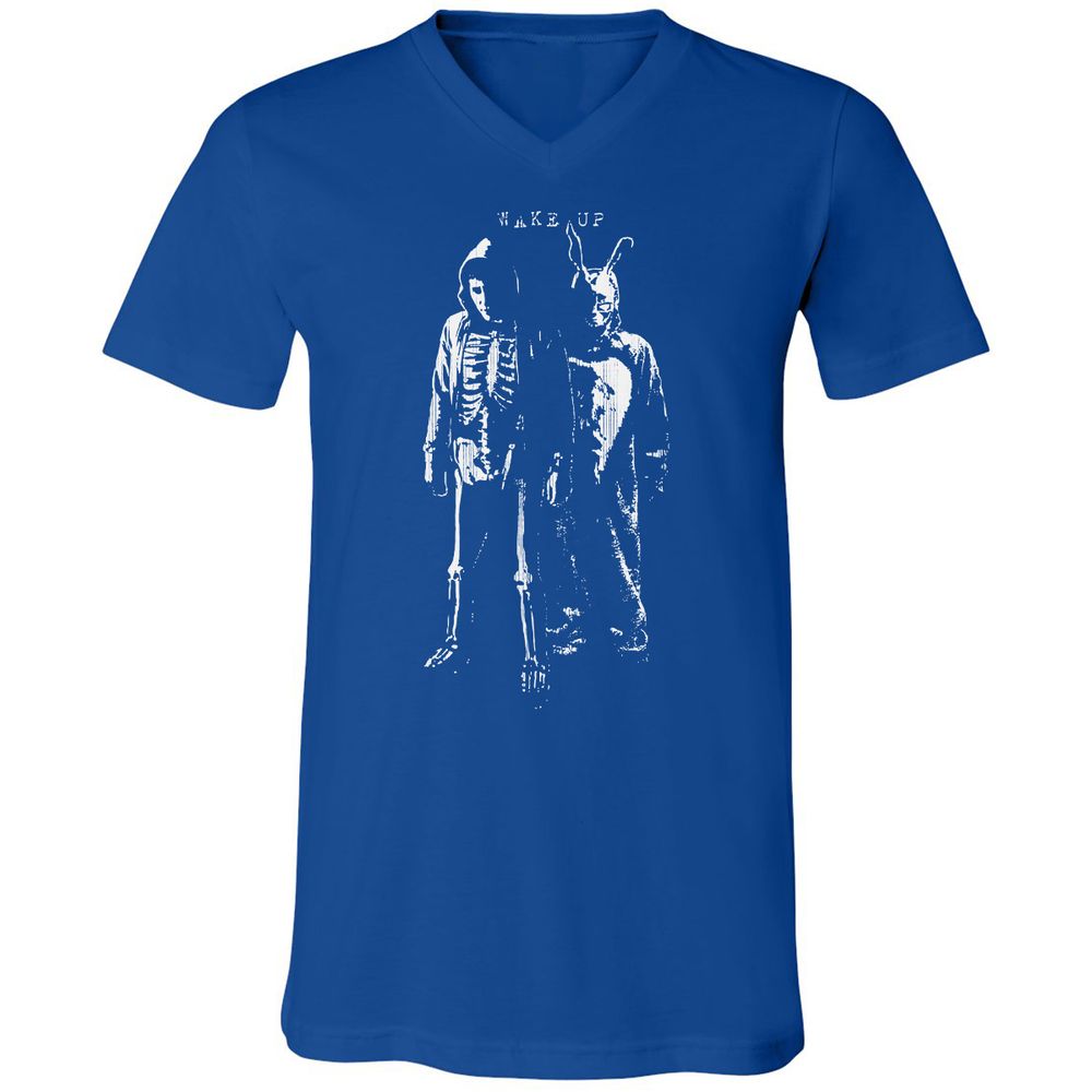 Unisex V-Neck T-Shirt - UEYGEB69 - True Royal - 4