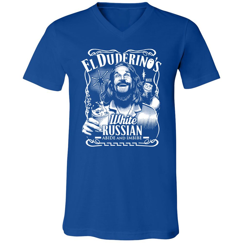 Unisex V-Neck T-Shirt - N6GJN2GX - True Royal - 4
