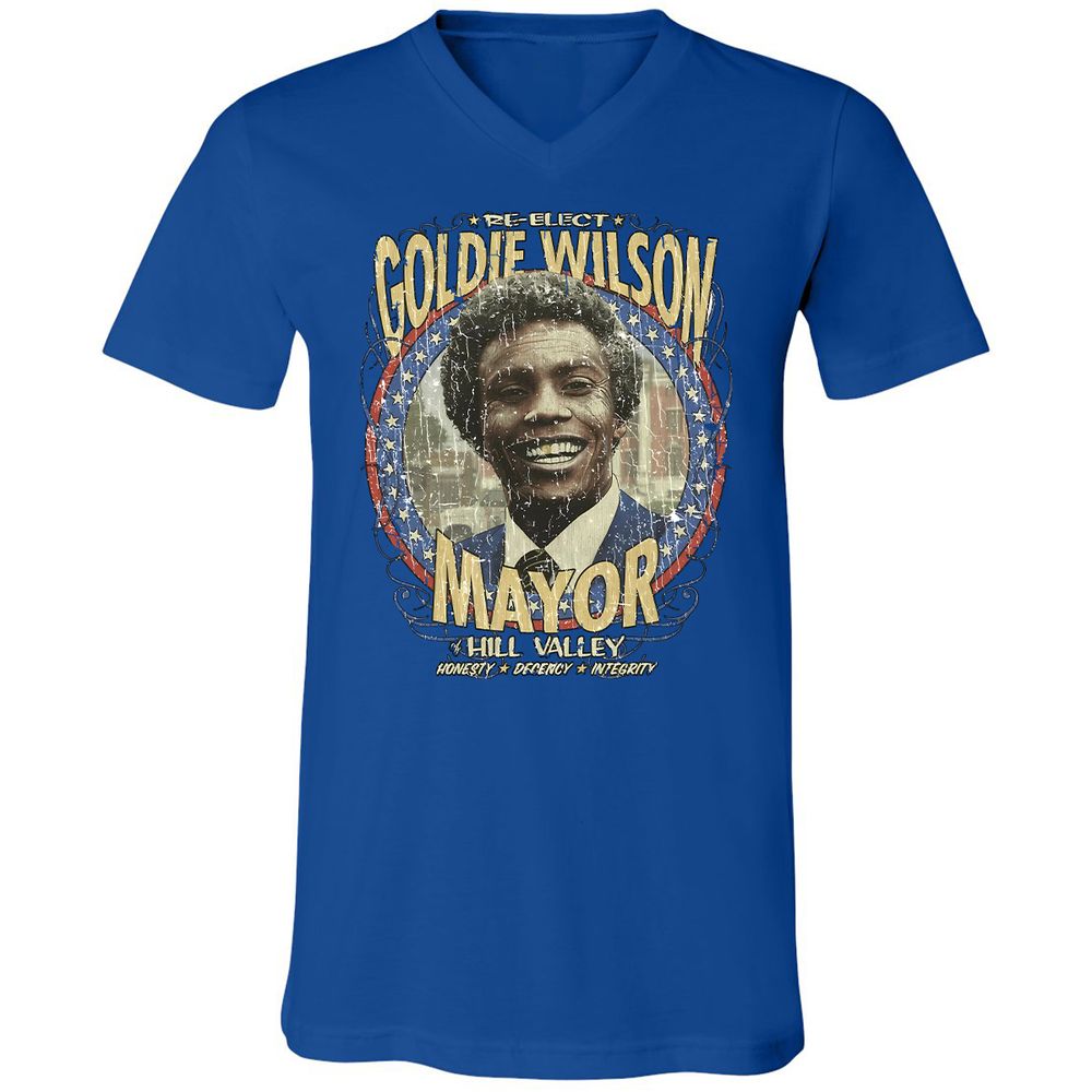 Re-Elect Mayor Goldie Wilson - True Royal - 4