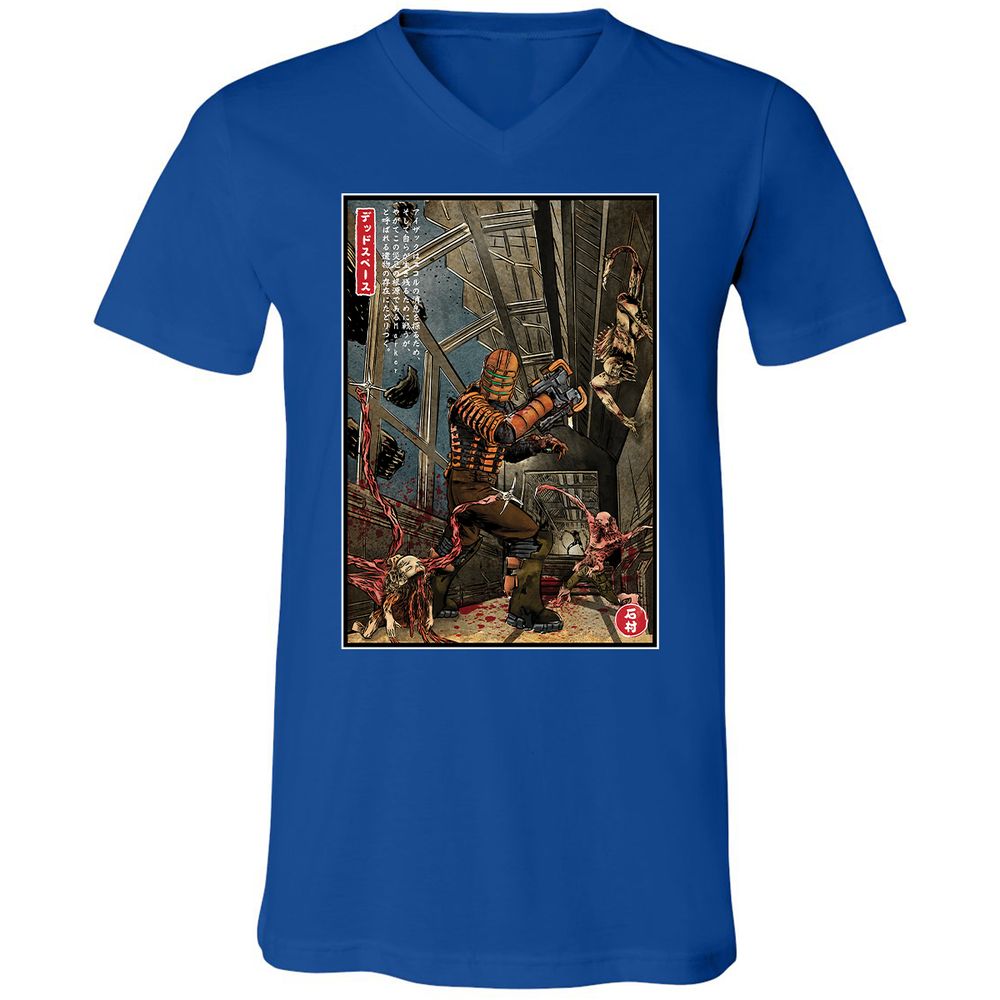 Unisex V-Neck T-Shirt - WCFL5KR1 - True Royal - 4